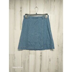 GAP Women's Size 25 Faux Wrap Denim Skirt